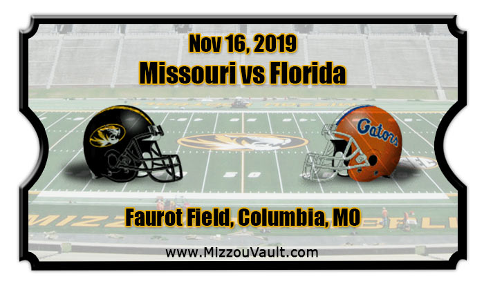 Missouri Tigers vs Florida Gators Football Tickets  11/16/19